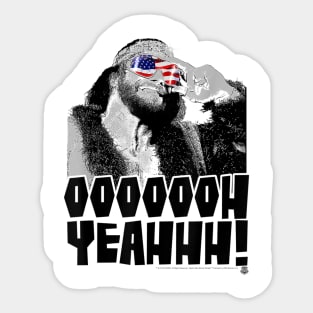 Macho Man Patriotic Sticker